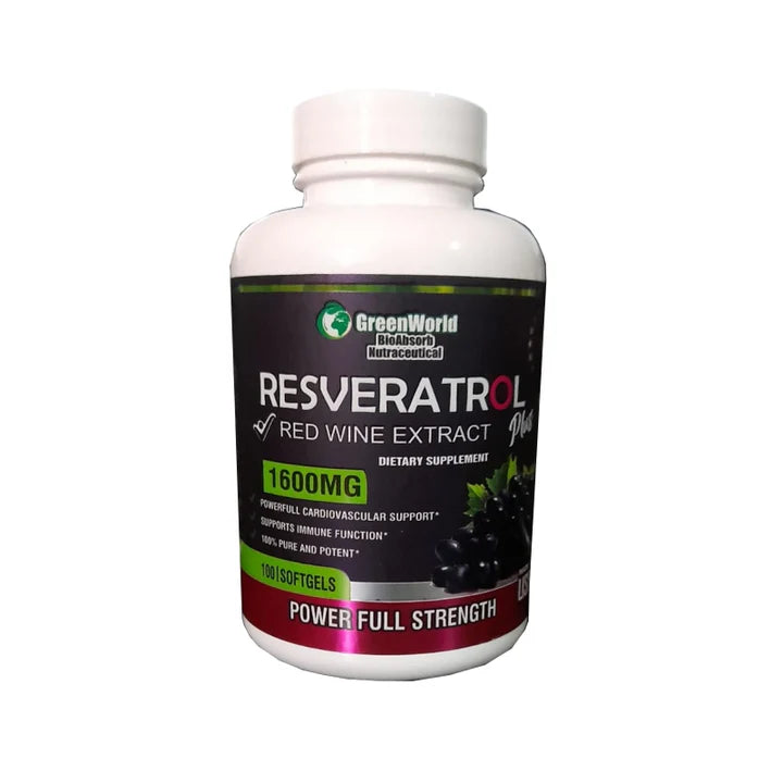 Resveratrol® ORIGINAL: (DOSIS PARA 1 MES) Recupera tu energía y enfrenta el día con fuerza