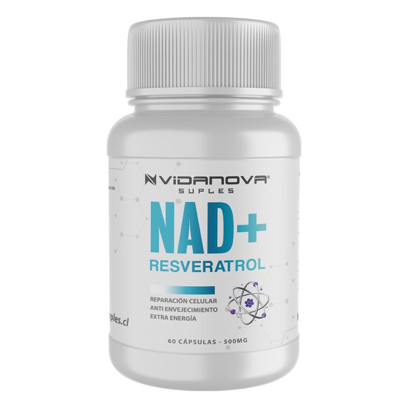 NAD+ RESVERATROL 500MG 60 CAPS