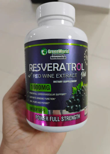 Resveratrol® ORIGINAL: (DOSIS PARA 1 MES) Recupera tu energía y enfrenta el día con fuerza